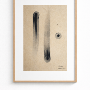 „Dwie siły i punkt” | grafika tuszem