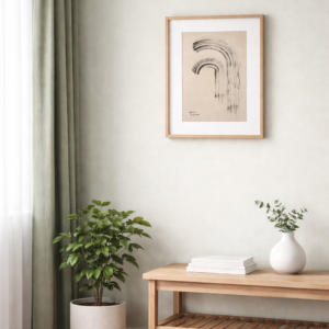 „Dwie siły. U-turn” | grafika tuszem