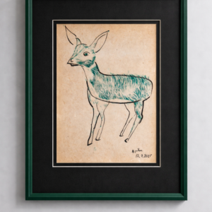 "Jelonek" | grafika tuszem